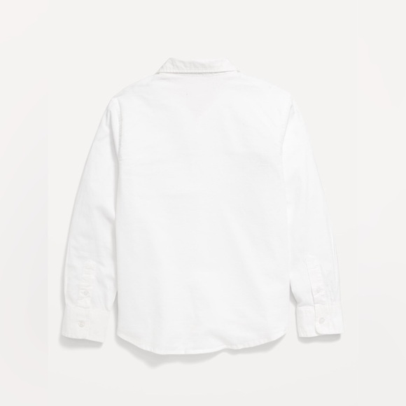 2 Old Navy Uniform White Oxford Stretch Shirt for Boys Size M (8) NWT - Picture 3 of 12